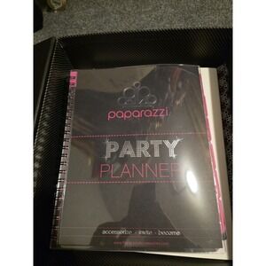 Paparazzi Party Planner Organizer Book Black Brand New